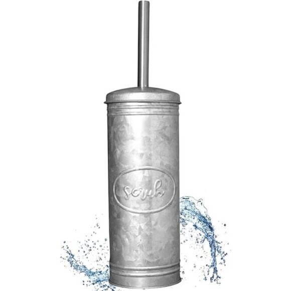 Rustic Toilet Bowl Brush & Holder,Farmhouse Bathroom Toilet Brush for Farmhouse - Picture 7 of 7